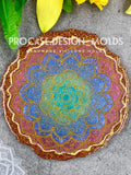 Mandala inlay silicone mold(4.5 inches)