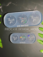 Holographic thank you tag mold(stars)