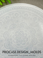 Etched round mandala mold