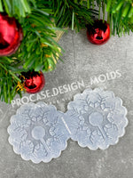 3D snowflake ornament mold #2