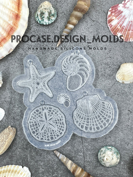 Seashell necklace mold