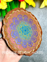 Mandala inlay silicone mold(4.5 inches)