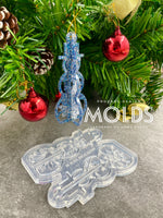 3D snowman ornament mold #6