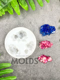 Crystal cluster mold #1 (3 styles of crystal cluster)