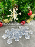 3D snowflake ornament mold #10