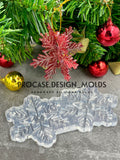 3D snowflake ornament mold #14