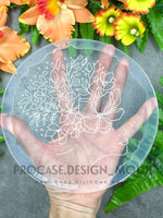 Flower lady coaster mold#6