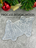 3D Christmas bell ornament mold #4