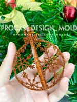 3D Christmas ball ornament mold #8