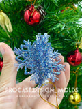 3D snowflake ornament mold #3