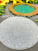 4.7 inch round druzy insert mold